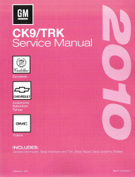 2010 Chevrolet Avalanche, Suburban, Tahoe, GMC Yukon & Cadillac Escalade Factory Service Manual