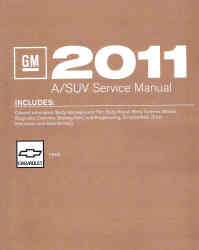 2011 Chevrolet HHR Factory Service Repair Workshop Manual, 3 Vol. Set