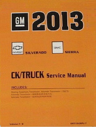 2013 Chevrolet Silverado & GMC Sierra Factory Service Repair Workshop Shop Manual - 8 Vol. Set