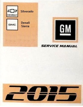 2015 Chevrolet Silverado, GMC Sierra & Sierra Denali Service Repair Workshop Manual- 8 Vol. Set