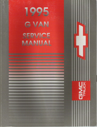 1995 Chevrolet / GMC G-Van Factory Service Manual: 2 Vol. Set - Softcover
