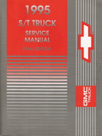 1995 Chevrolet (GMC S/T Platform) Truck Factory Service Manual - 2 Volume Set
