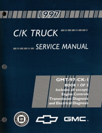 1997 Chevrolet GMC C/K Trucks Service Manual - 2 Volume Set
