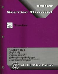 1997 Chevrolet Geo Tracker  Factory Service Manual  - 2 Volume Set