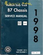 1998 Chevrolet, GMC Medium Duty B7-Chassis Service Manual - 3 Volume Set