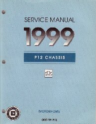 1999 Chevrolet / GMC P12 Chassis Motorhome Service Manual