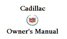 2007 Cadillac STS & STS-V Factory Owner's Manual
