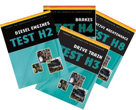 ASE H1 - H8 (Transit Bus) Complete Delmar Test Prep Manual Set - Softcover