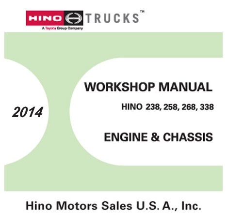 2014 Hino Complete Factory Service Manual - 6 Volumes on USB