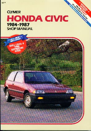 1984 - 1987 Honda Civic Shop Repair Manual