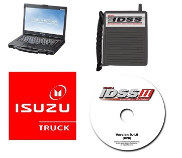 Isuzu Truck IDSS-II Factory OEM Diagnostic ScanTool Interface Kit w/ Panasonic CF-53 Toughbook