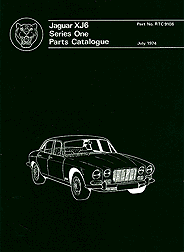 1969 - 1973 Jaguar XJ6 Series 1 Official Parts Catalog