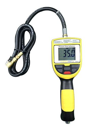 RapidAir Automatic Shut-Off 175psi Digital Display Preset Tire Gauge