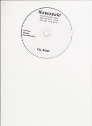 1989 - 1994 Kawasaki KDX200 Service Manual - CD-ROM