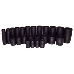 SAE 1/2 Drive Impact Socket Set