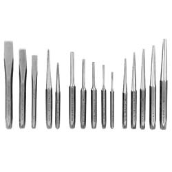 15-piece Punch and Chisel Set with Kit Bag