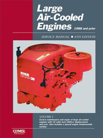 1988 and Prior Large Air-cooled Engine Service Repair Manual, Volume 1, 4th Edition
