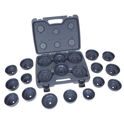 Lisle 21-Piece Heavy Duty End Cap Wrench Set w/ Case