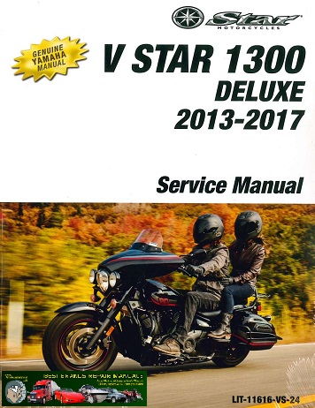 2013 - 2017 Yamaha V-Star 1300 Deluxe Factory Service Manual