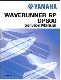 1998 - 2000 Yamaha GP800 Waverunner Factory Service Manual