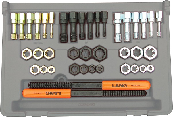 Lang Tools 40-Piece SAE & Metric Thread Restorer Set w/ Case