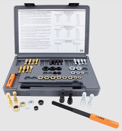 Lang Tools 971 48 Piece SAE & Metric Thread Restorer Set