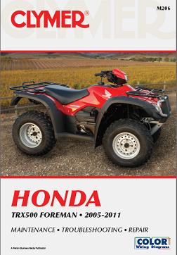 2005 - 2011 Honda TRX500 Foreman Clymer Repair, Service & Maintenance Manual
