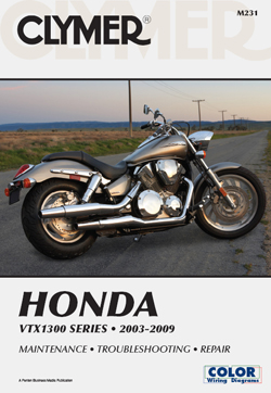 2003 - 2009 Honda VTX1300 Series Clymer Repair Manual