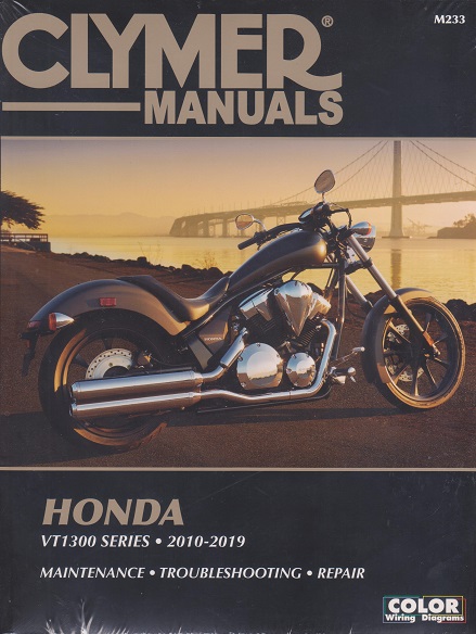 2010 - 2019 Honda VT1300 Series Clymer Service, Repair & Maintenance Manual