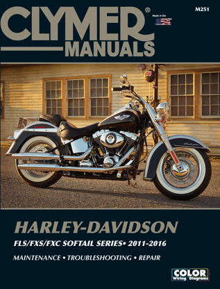 2011 - 2016 Harley-Davidson Softail FLS FXS FXC Clymer Repair Manual 
