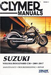 2001 - 2019 Suzuki Volusia/Boulevard C50 Clymer Repair Manual