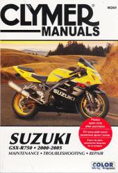 2000 - 2005 Suzuki GSX-R750 Clymer Repair Manual