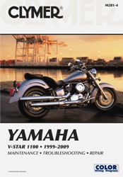 1999 - 2009 Yamaha V-Star 1100 Clymer Repair Manual