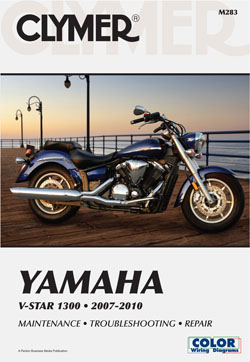 2007 - 2010 Yamaha V-Star 1300 Clymer Repair Manual