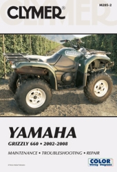 2002 - 2008 Yamaha Grizzly 660 Clymer ATV Service, Repair, Maintenance Manual