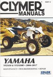 2004 - 2017 Yamaha YFZ450 & YFZ450R Clymer ATV Repair Manual