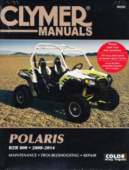 2008 - 2014 Polaris RZR 800 Clymer ATV Repair Manual