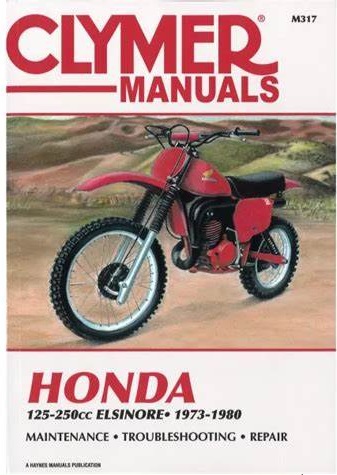 1973 - 1980 Honda Elsinore, 125-250cc Clymer Repair Manual