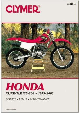 Honda XL125 repair manual, XR125 repair manual, TLR125 repair manual, XL200 repair manual, XR200 repair manual, TLR200 repair manual, XR125 Clymer Manual