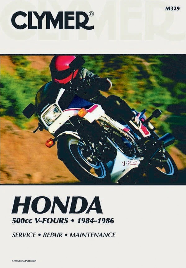 1984 - 1986 Honda VF500C Magna and VF500F Interceptor Clymer Service, Repair & Maintenance Manual