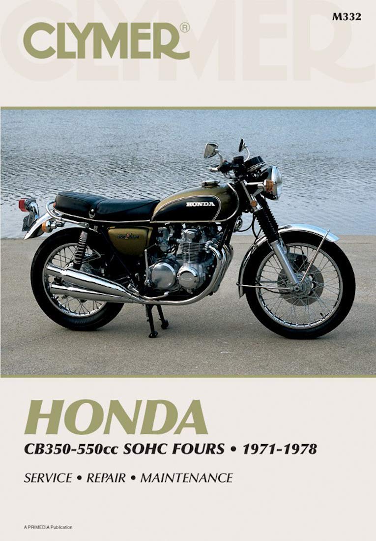 1971 - 1978 Honda CB350, CB400F, CB500, CB500F & 550 Fours Clymer Service, Repair & Maintenance Manual