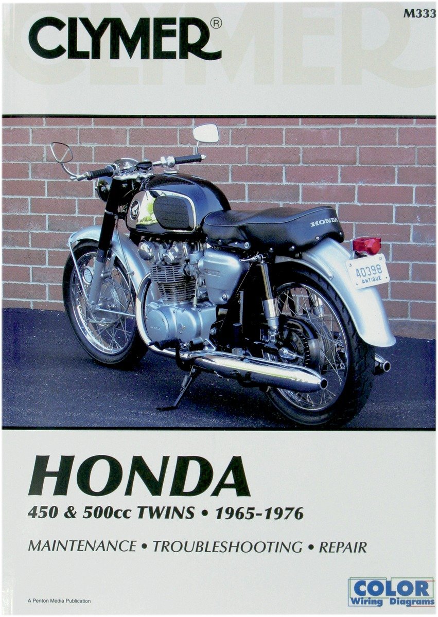 1965 - 1976 Honda CB450, CL450 & CB500T Clymer Motorcycle Repair Manual