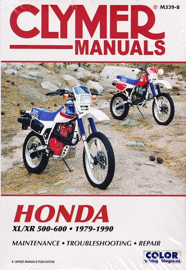 1979 - 1990 Honda XL/XR 500 - 600 Clymer Repair Manual