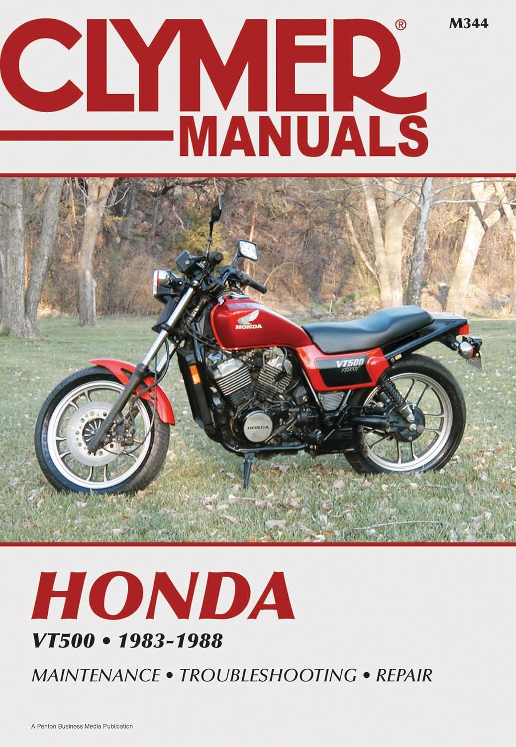 Honda,VT500 repair manual, clymer M344, clymer vt500 repair manual, M344-0892876328