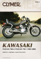 1985 2006 Kawasaki 700-750 Vulcan Clymer Repair Manual