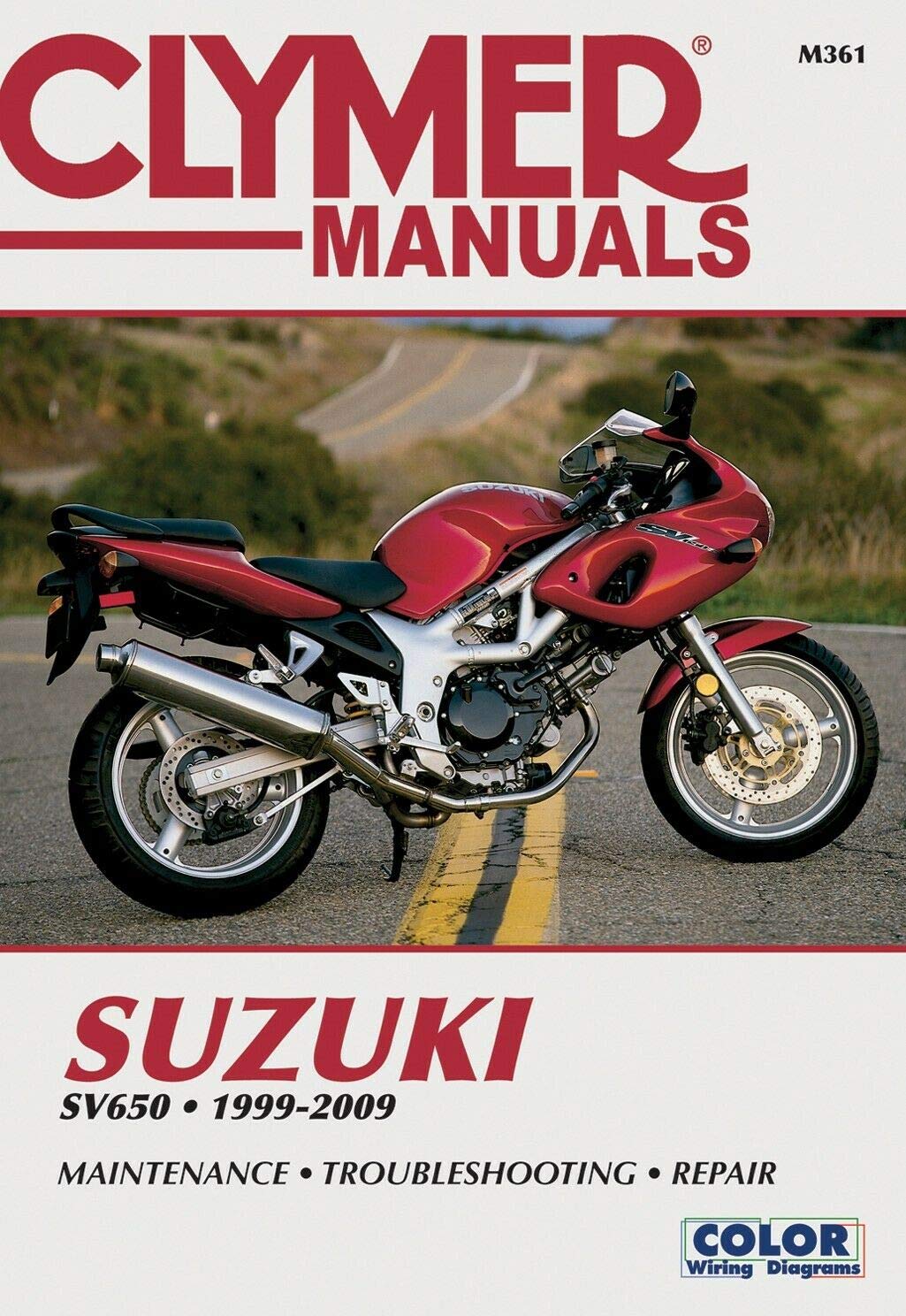 1999 2009 Suzuki SV650 Clymer Repair Manual