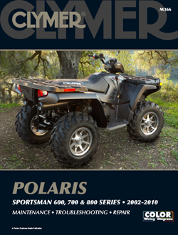 2002 - 2010 Polaris Sportsman 600, 700 & 800 Clymer ATV Repair Manual