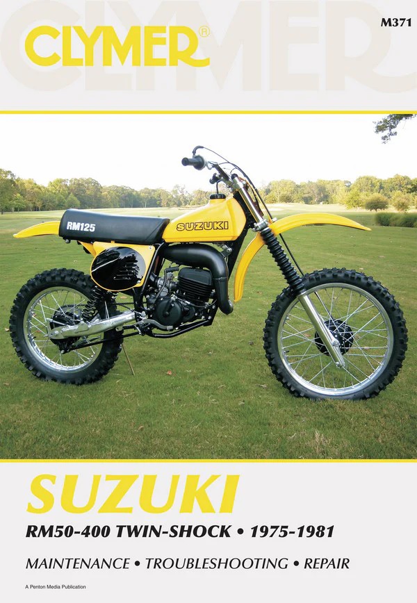 1975 - 1981 Suzuki RM50-400 Twin Shock Clymer Repair Manual