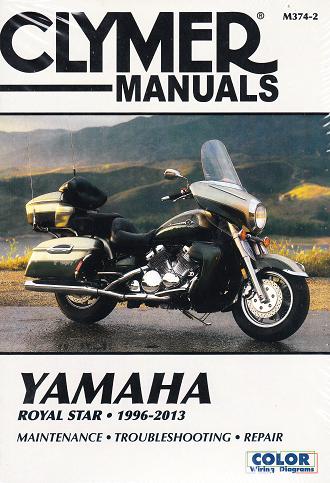1996 - 2013 Yamaha Royal, Star, Boulevard, Venture, Tour Clymer Repair Manual