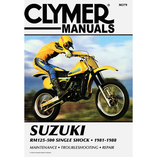 1981 1988 Suzuki RM125-500 Single Shock Clymer Repair Manual